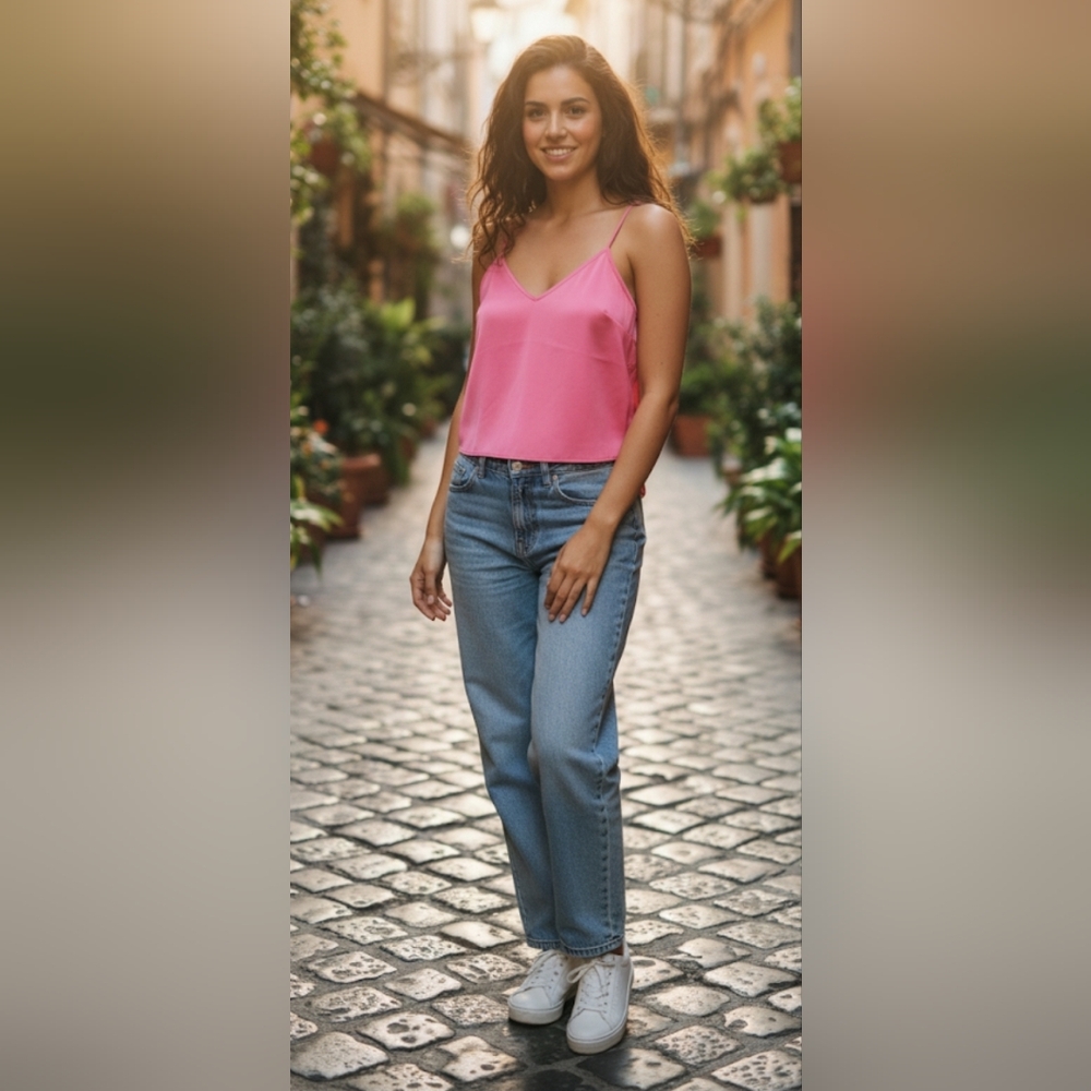 NWT Women's Matte Satin Cami - A New Day - Size: XL